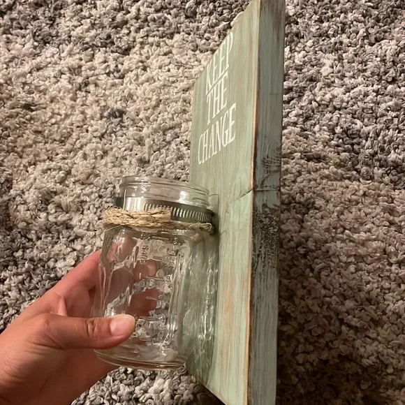 Tip jar handmade​​​​​​​​​ - Picture 4 of 5